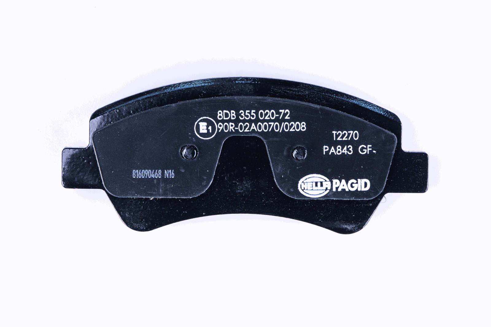 HELLA 8DB 355 020-721 Bremsbelagsatz, SBB