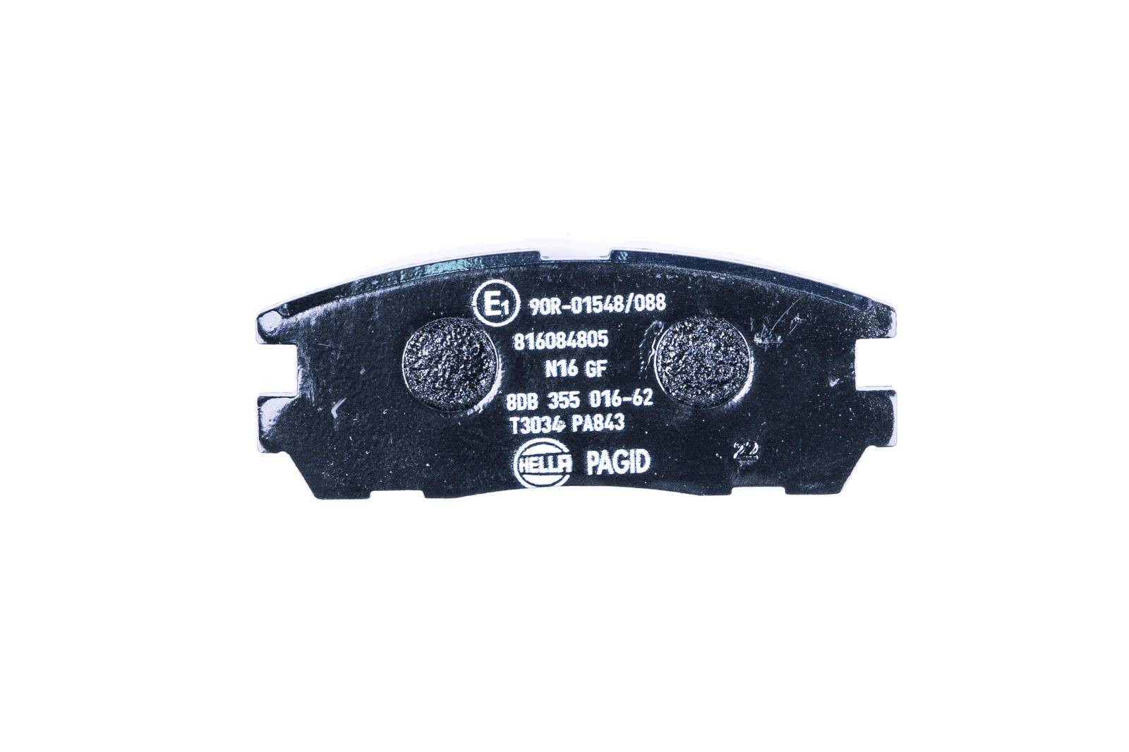 HELLA 8DB 355 016-621 Bremsbelagsatz, SBB