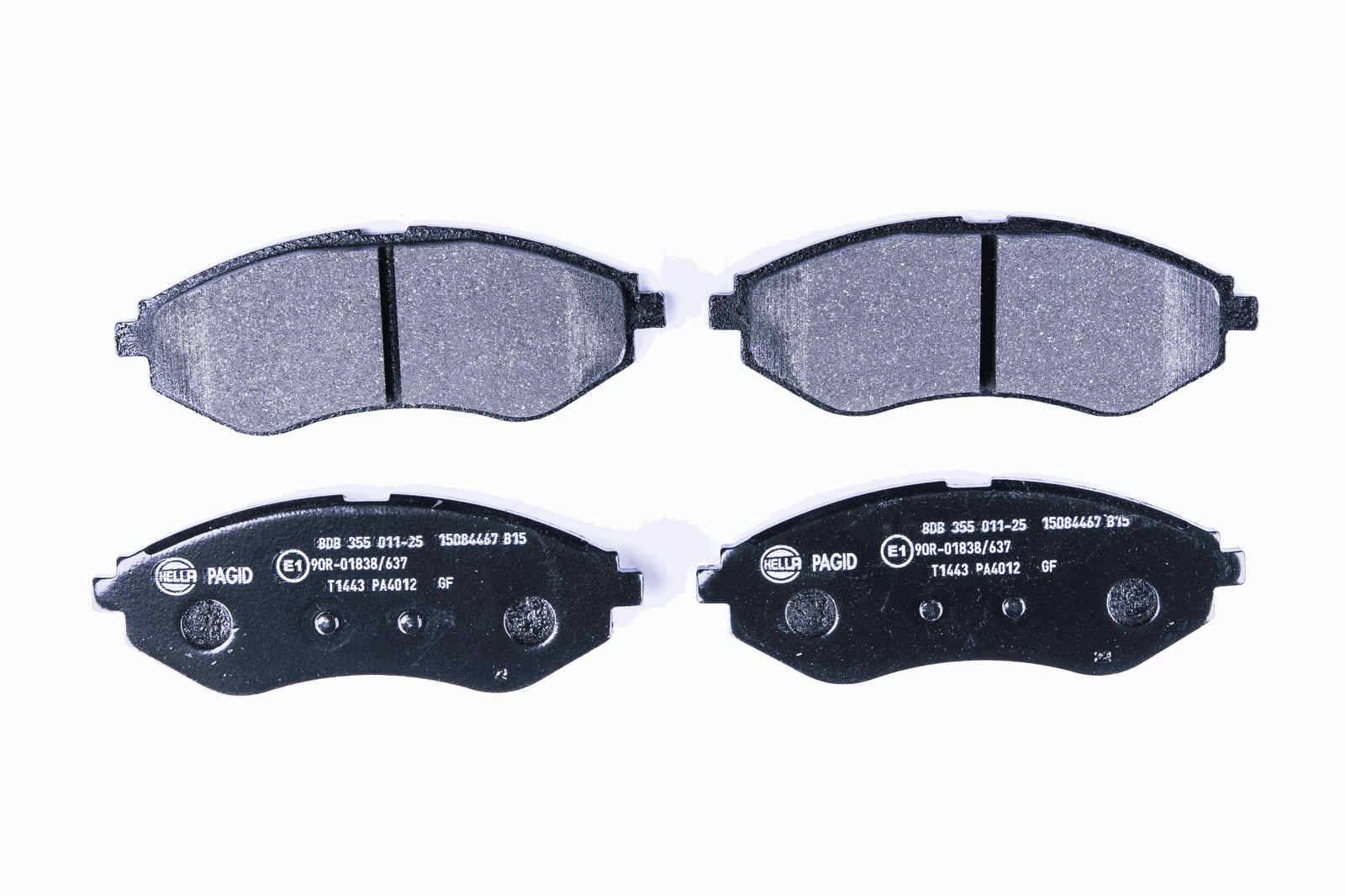 HELLA 8DB 355 011-251 Bremsbelagsatz, SBB