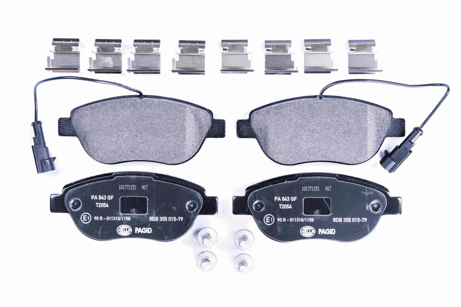 HELLA 8DB 355 015-791 Bremsbelagsatz, SBB