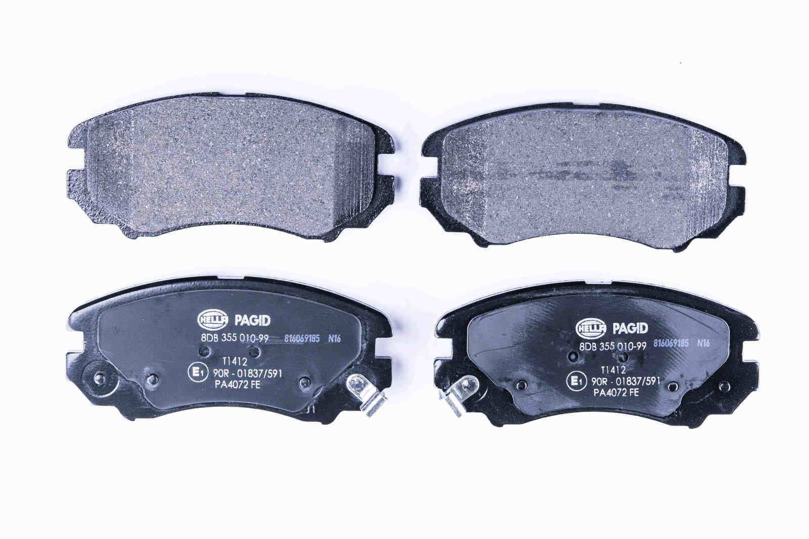 HELLA 8DB 355 010-991 Bremsbelagsatz, SBB