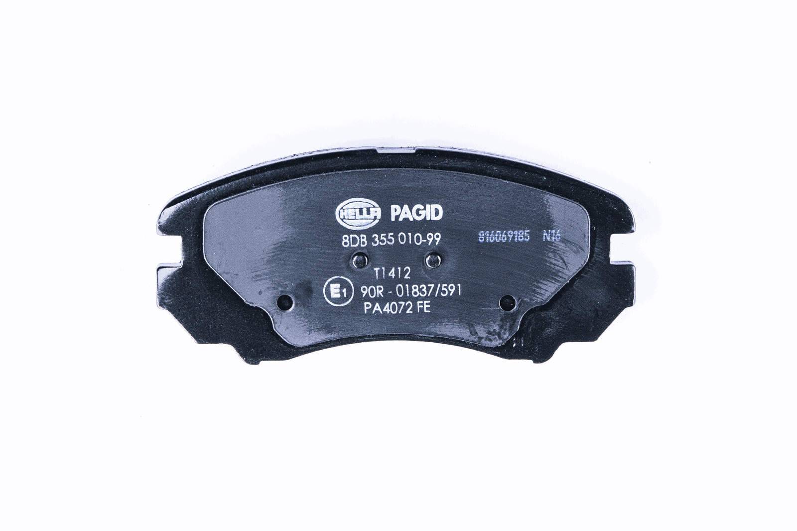 HELLA 8DB 355 010-991 Bremsbelagsatz, SBB