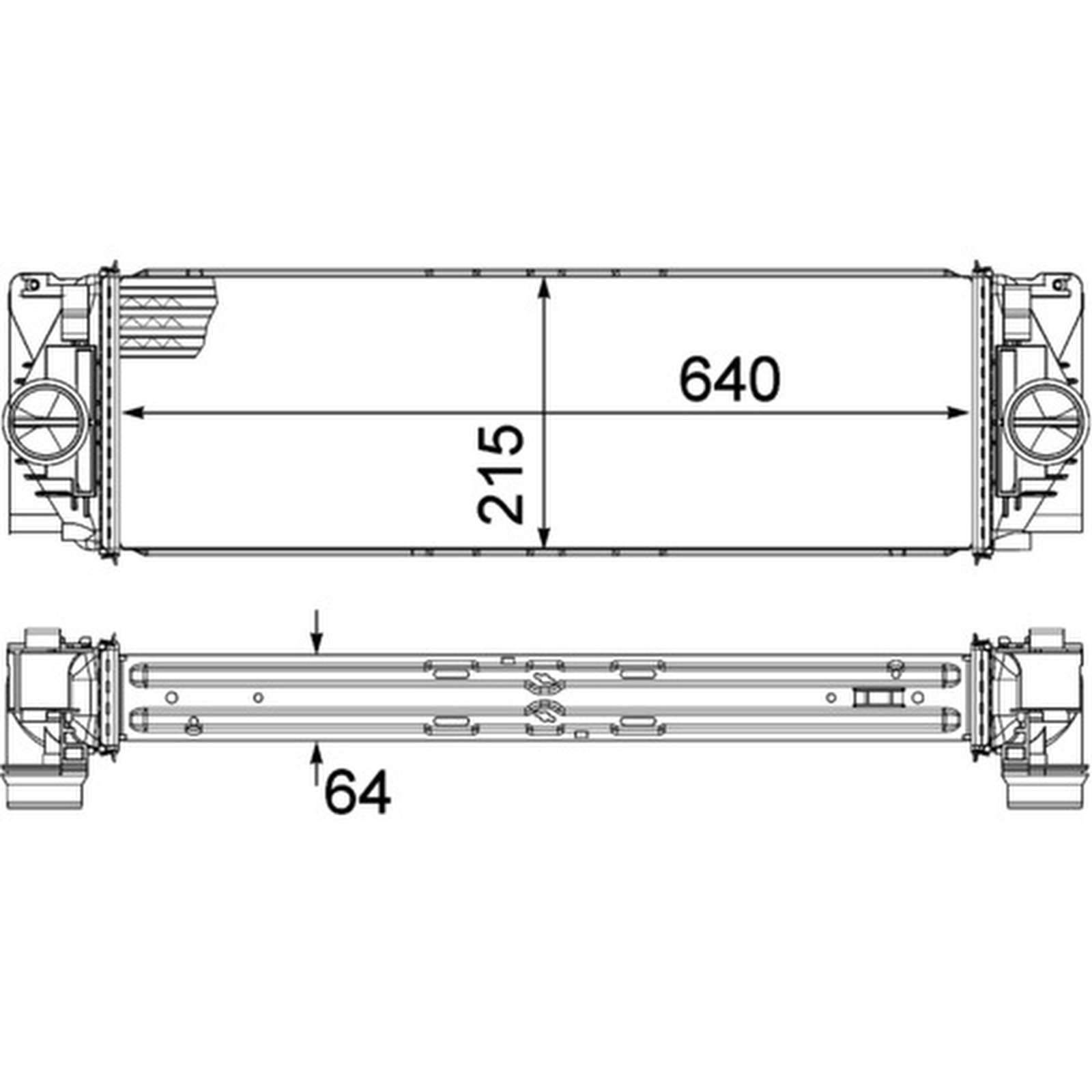 Mahle CI368000P Ladeluftkühler