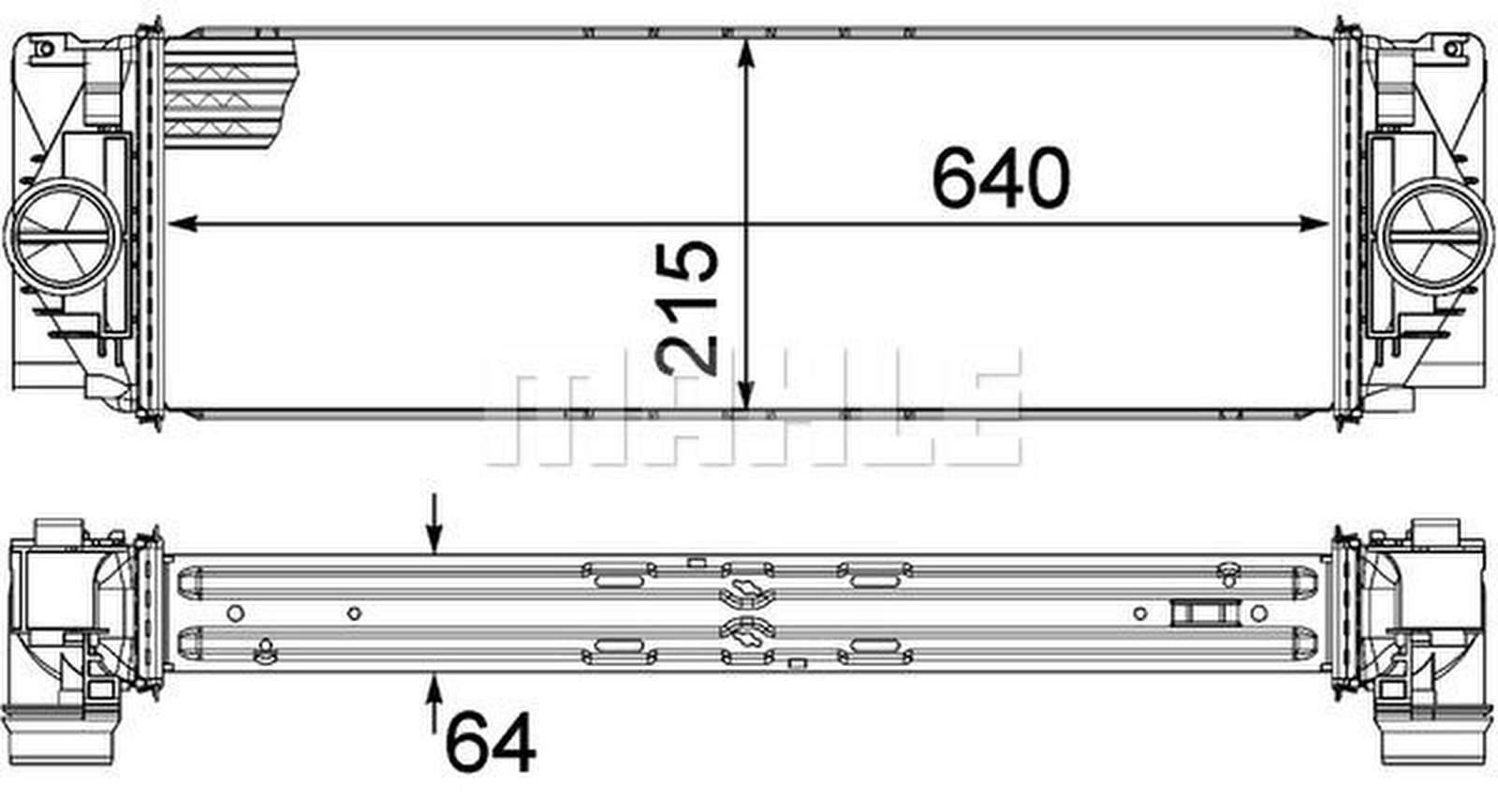 Mahle CI368000P Ladeluftkühler