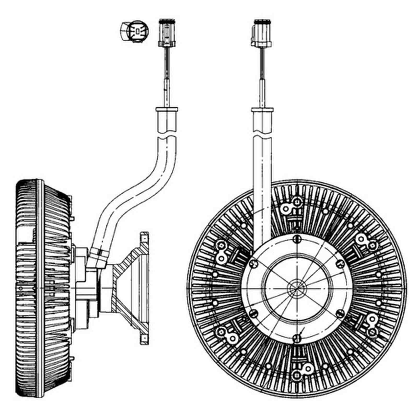 Mahle CFC217000P Kupplung, Kühlerlüfter