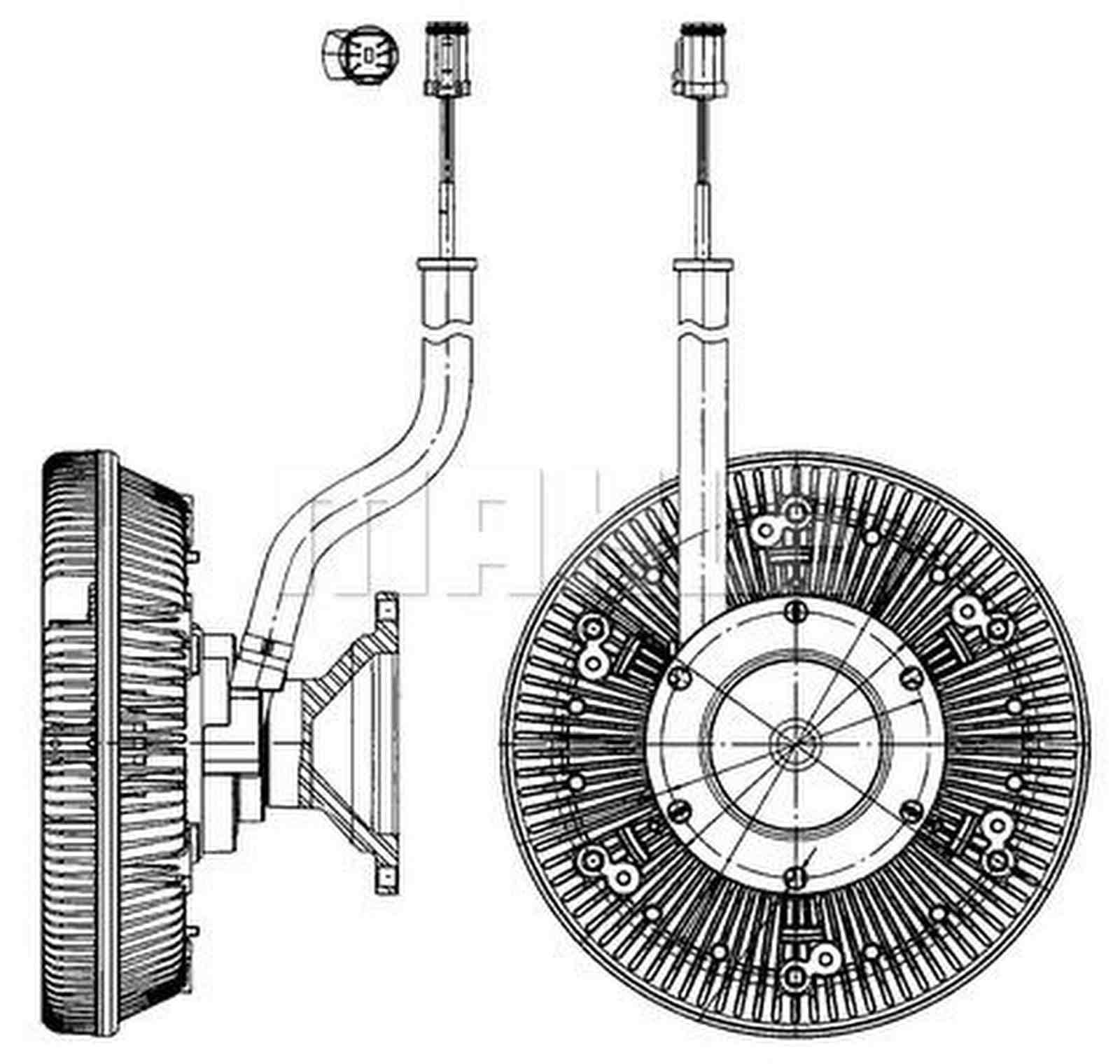 Mahle CFC217000P Kupplung, Kühlerlüfter