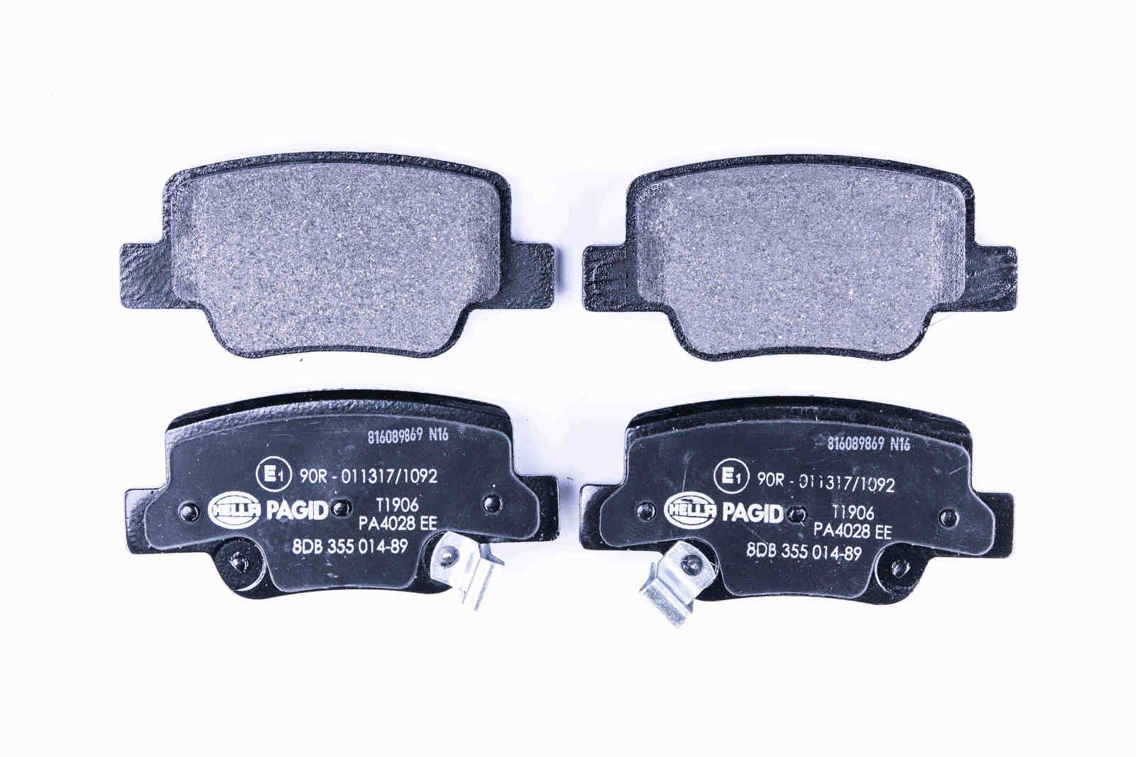 HELLA 8DB 355 014-891 Bremsbelagsatz, SBB
