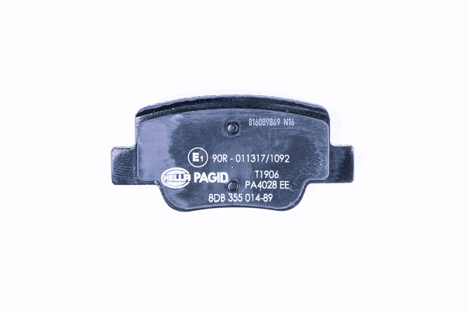 HELLA 8DB 355 014-891 Bremsbelagsatz, SBB