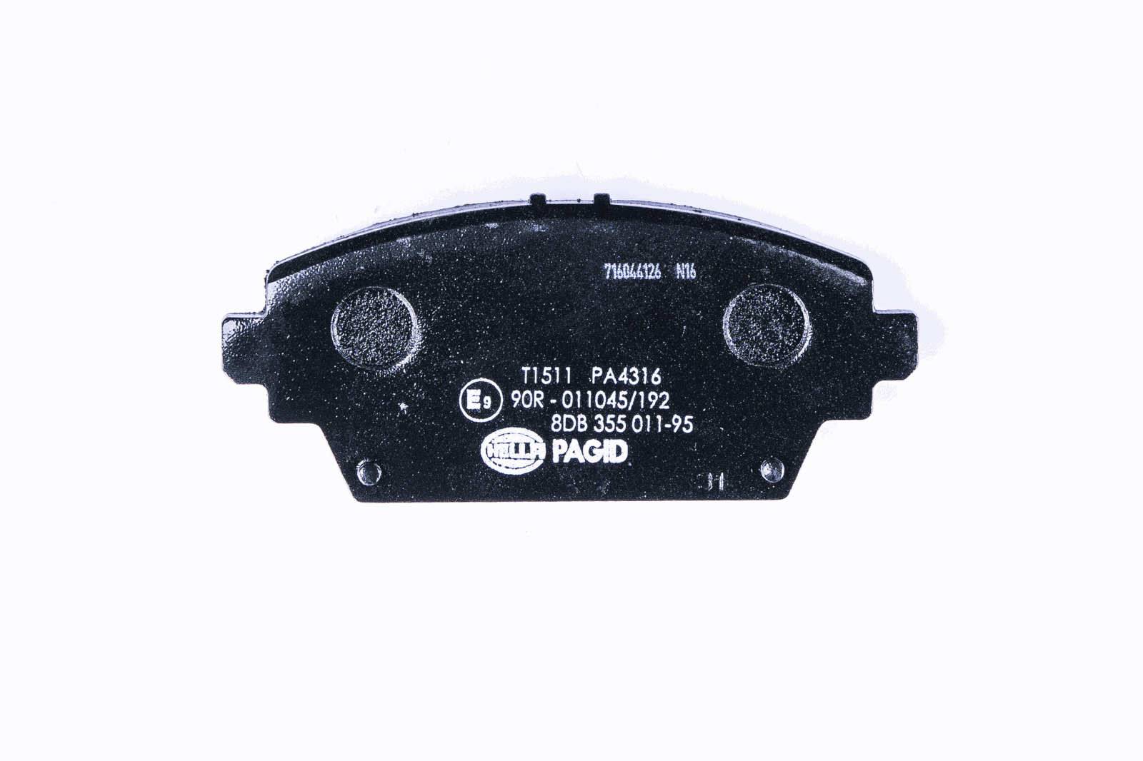 HELLA 8DB 355 011-951 Bremsbelagsatz, SBB