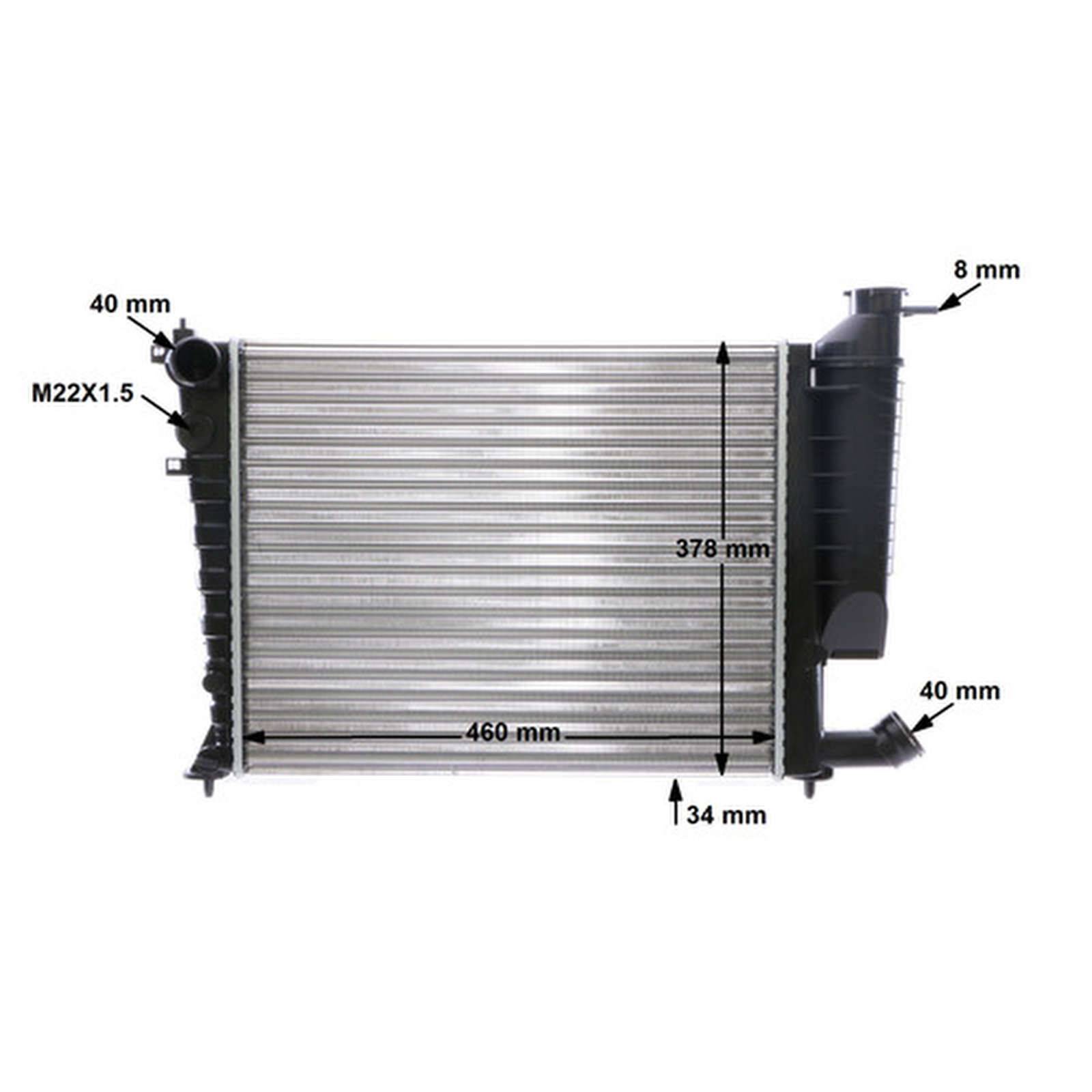 Mahle CR478000S Kühler, Motorkühlung