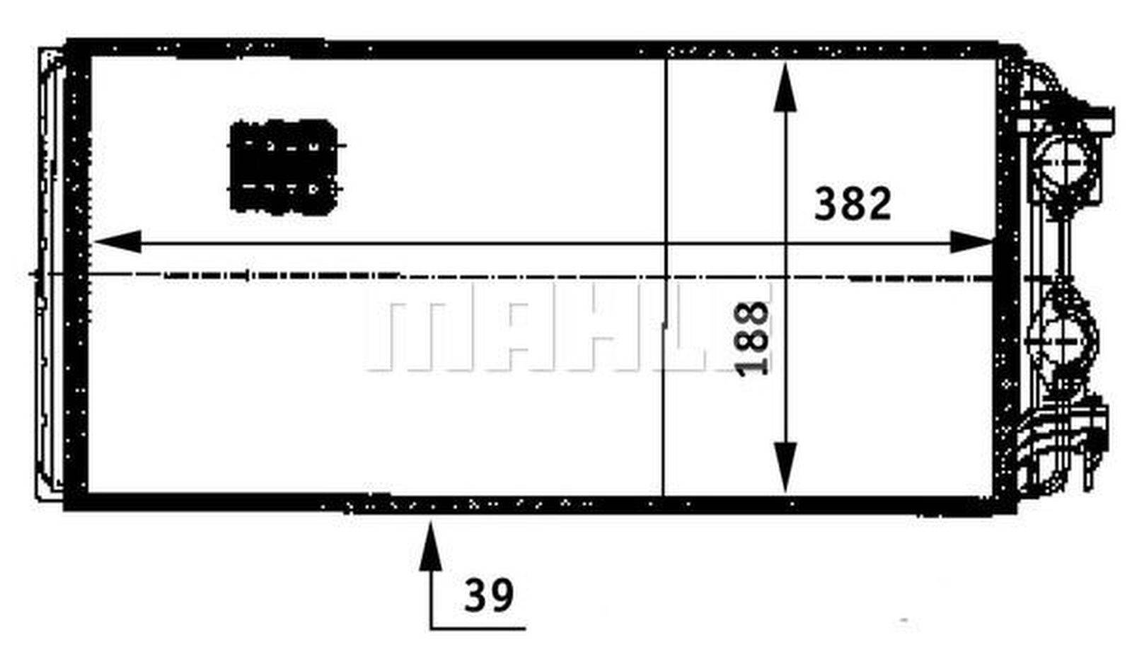 Mahle AH122000P Wärmetauscher, Innenraumheizung