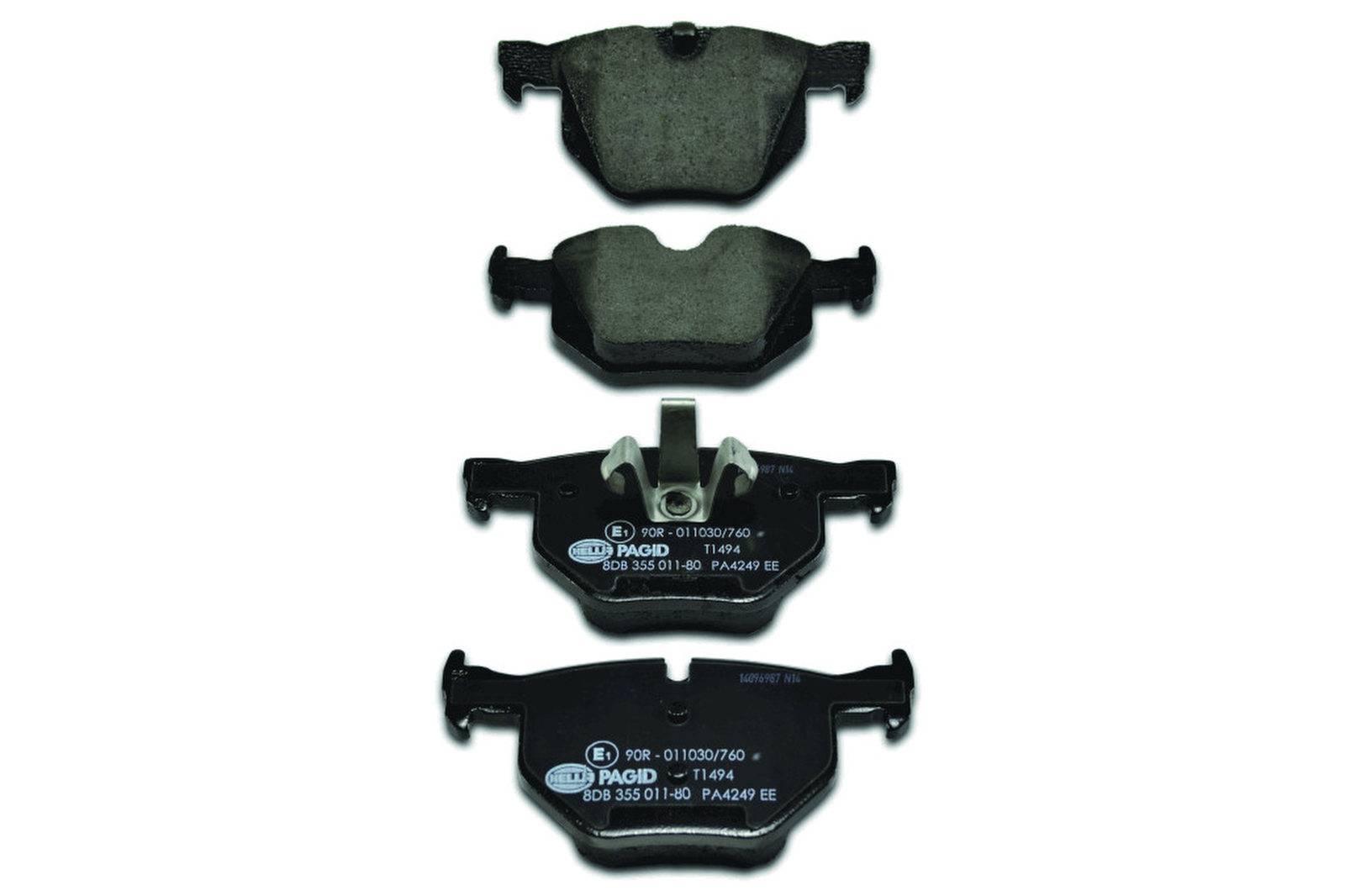 HELLA 8DB 355 011-801 Bremsbelagsatz, SBB