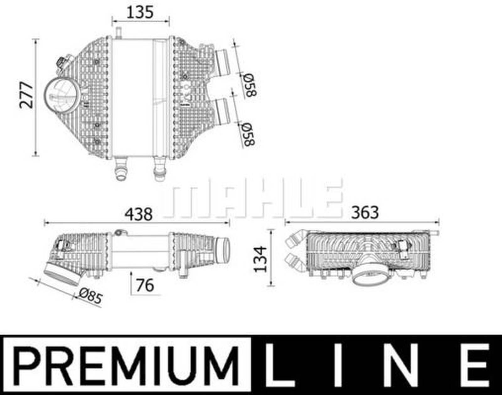 Mahle CI618000P Ladeluftkühler
