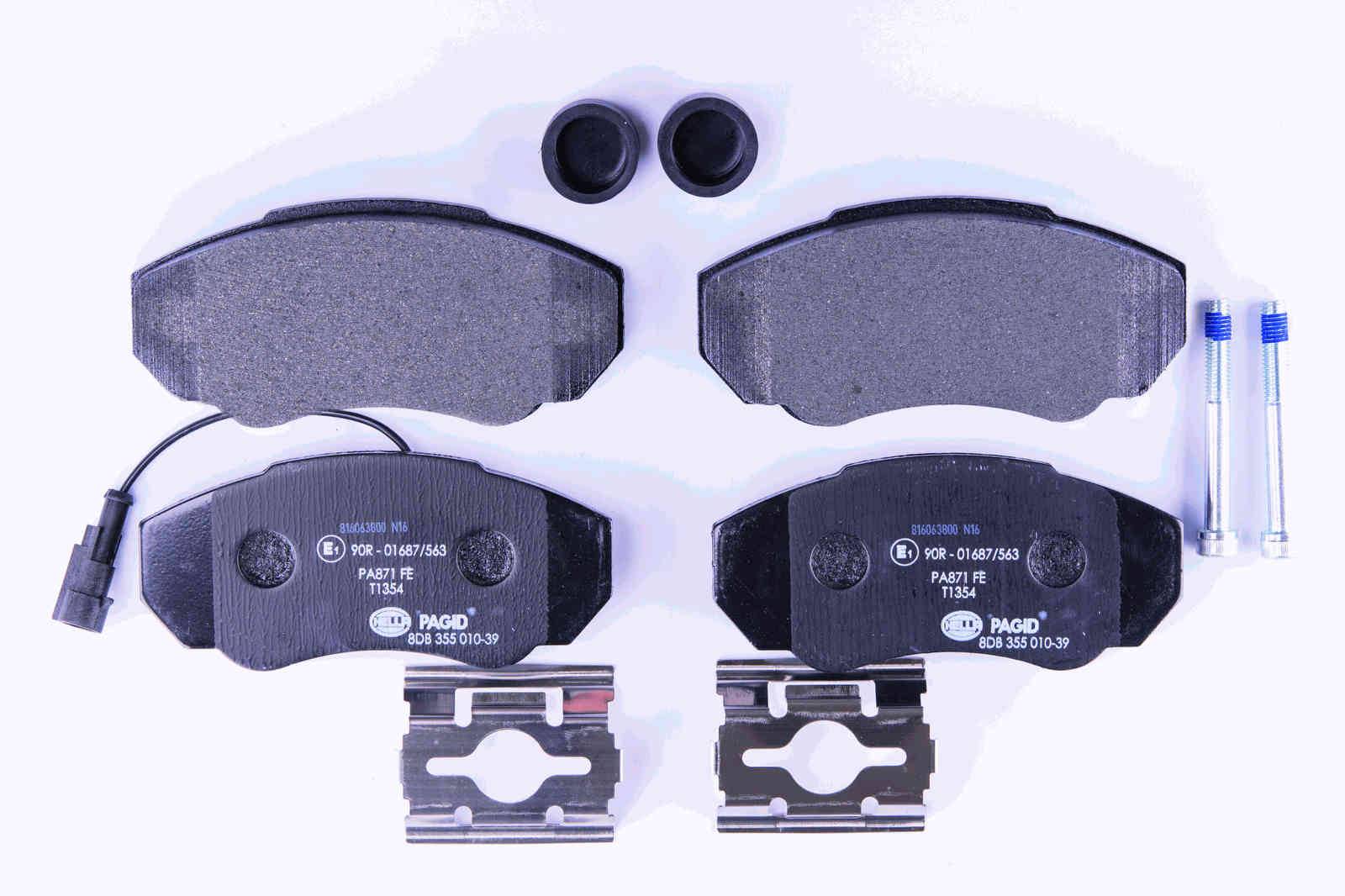 HELLA 8DB 355 010-391 Bremsbelagsatz, SBB