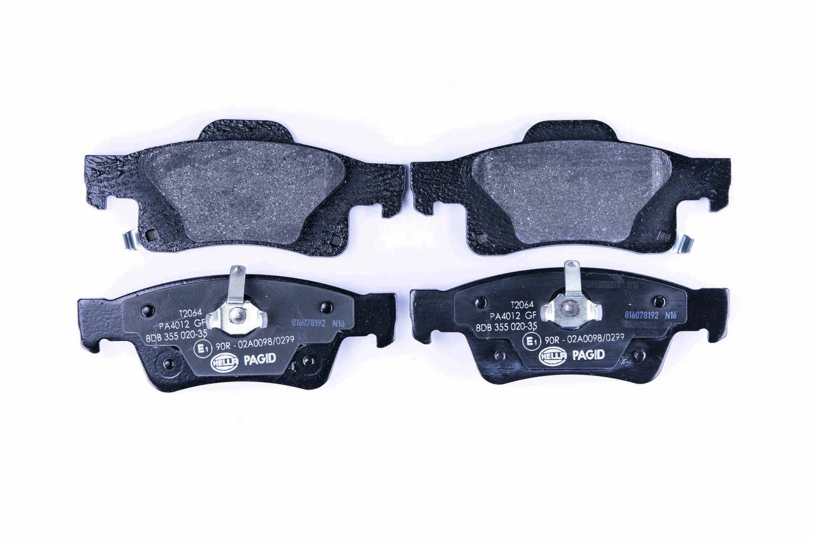 HELLA 8DB 355 020-351 Bremsbelagsatz, SBB
