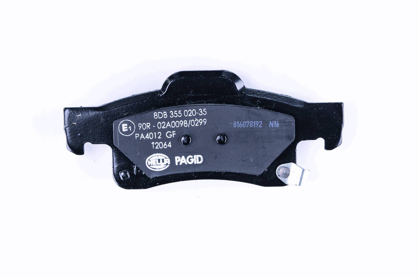 HELLA 8DB 355 020-351 Bremsbelagsatz, SBB