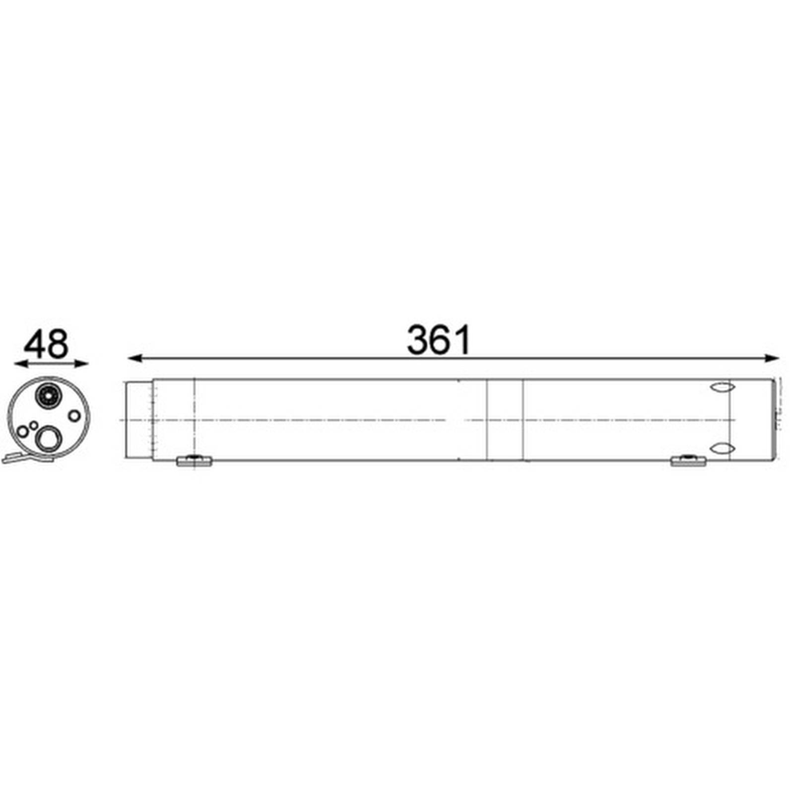 Mahle AD95000P Trockner, Klimaanlage