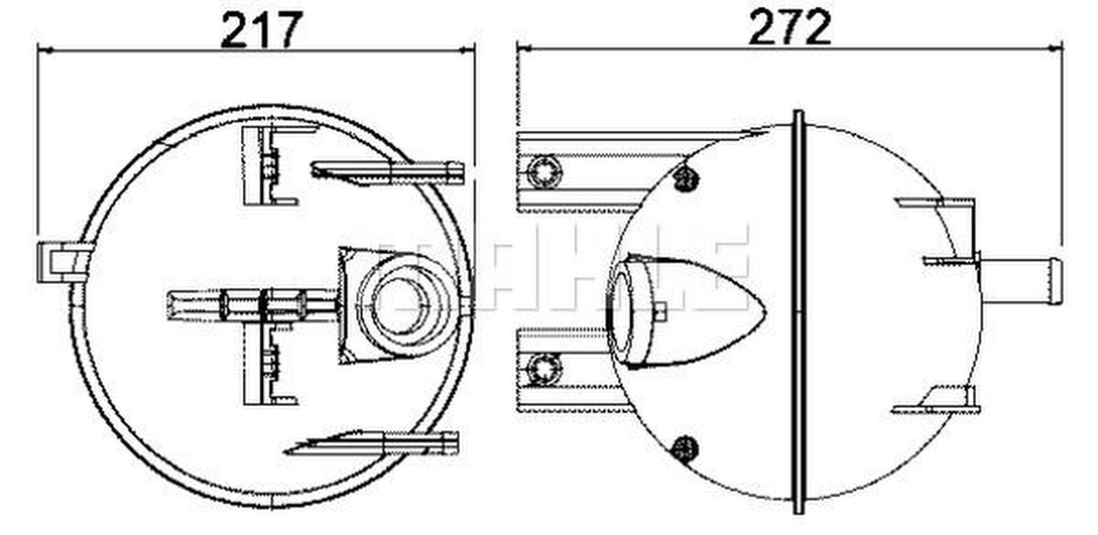Mahle CRT4000S Ausgleichsbehälter, Kühlmittel