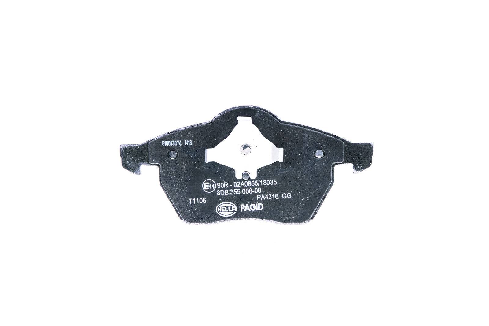 HELLA 8DB 355 008-001 Bremsbelagsatz, SBB