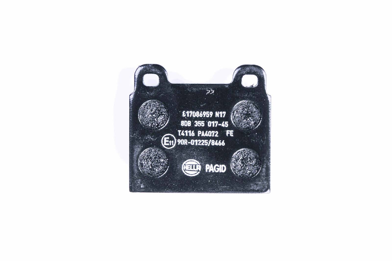 HELLA 8DB 355 017-451 Bremsbelagsatz, SBB