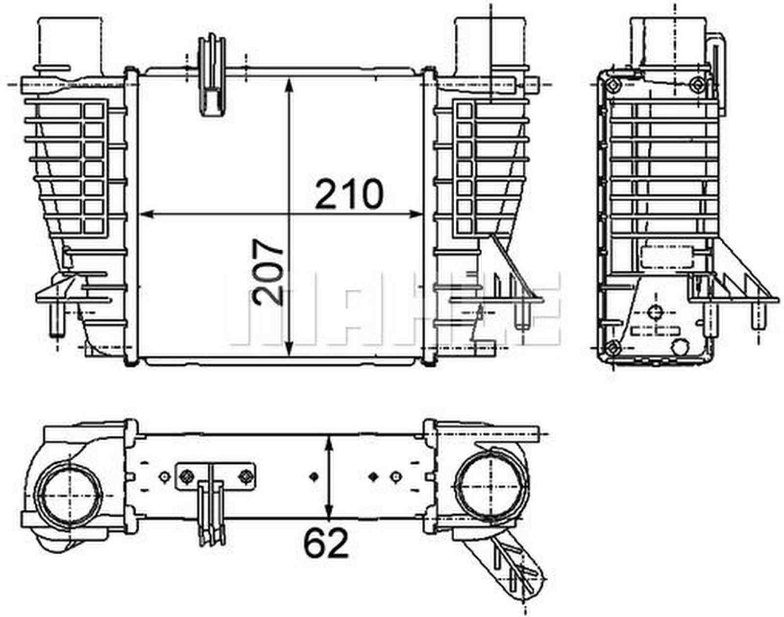 Mahle CI264000P Ladeluftkühler
