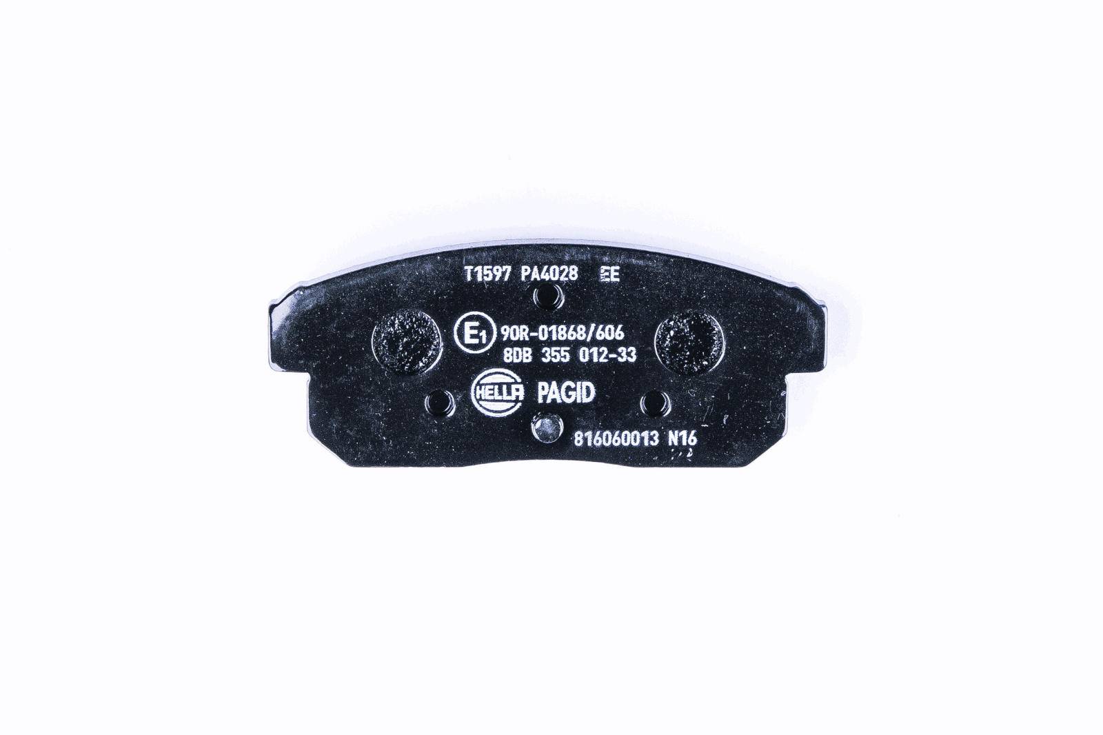 HELLA 8DB 355 012-331 Bremsbelagsatz, SBB