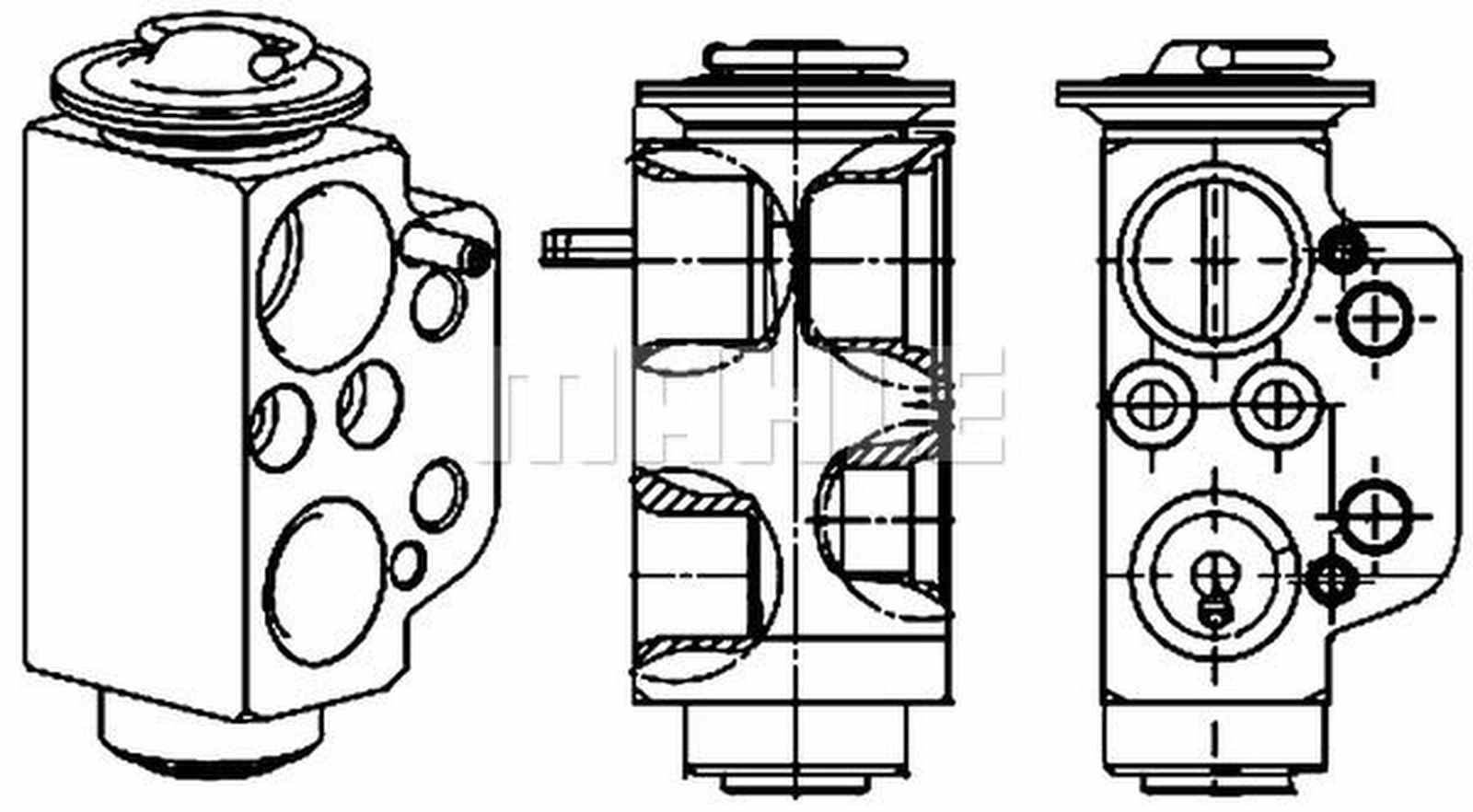 Mahle AVE71000P Expansionsventil, Klimaanlage