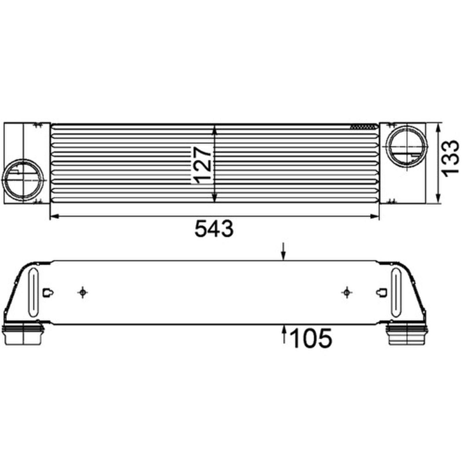 Mahle CI193000P Ladeluftkühler