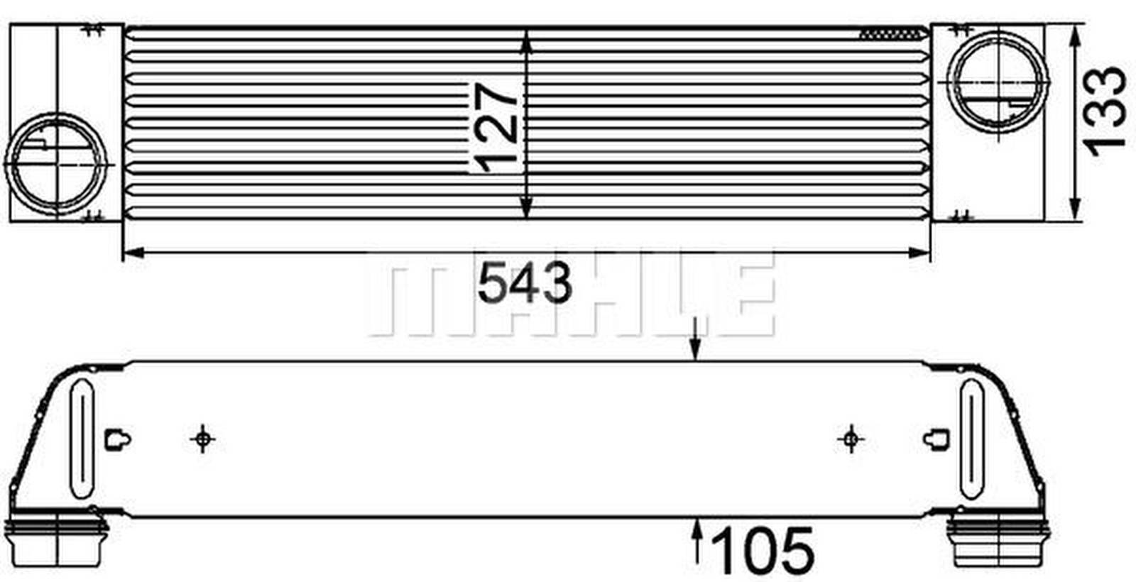 Mahle CI193000P Ladeluftkühler