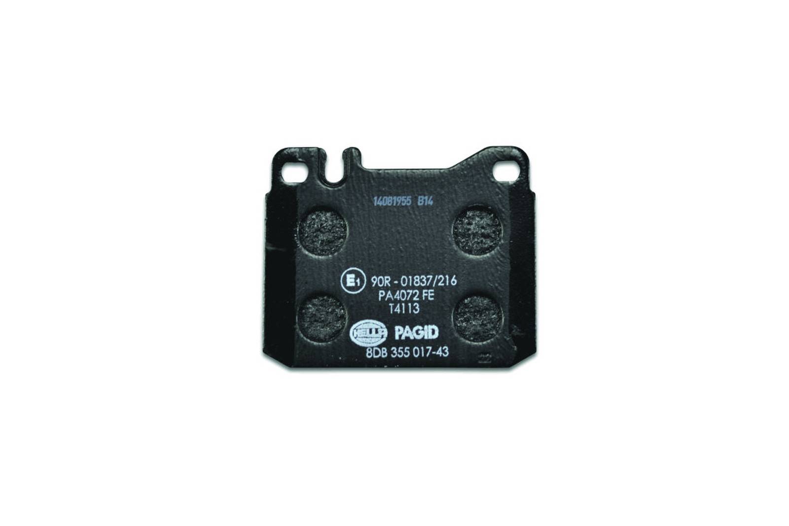 HELLA 8DB 355 017-431 Bremsbelagsatz, SBB