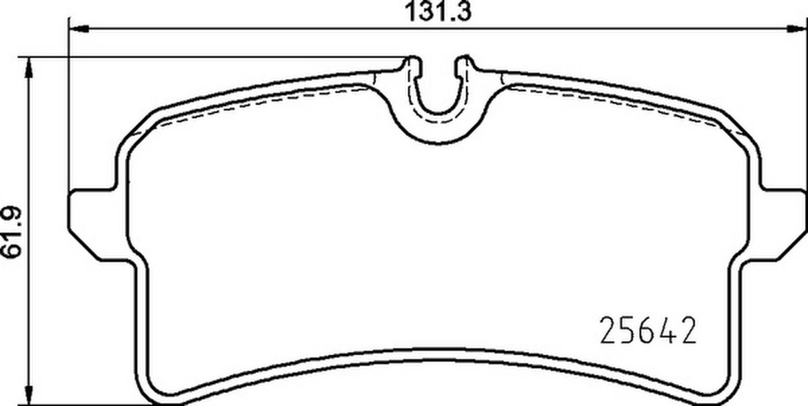 HELLA 8DB 355 025-291 Bremsbelagsatz, SBB