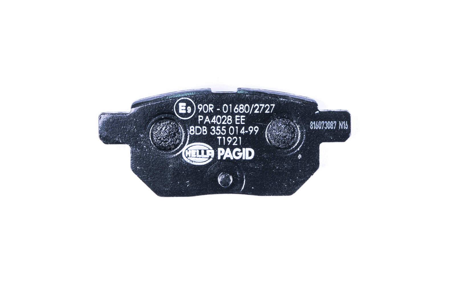 HELLA 8DB 355 014-991 Bremsbelagsatz, SBB