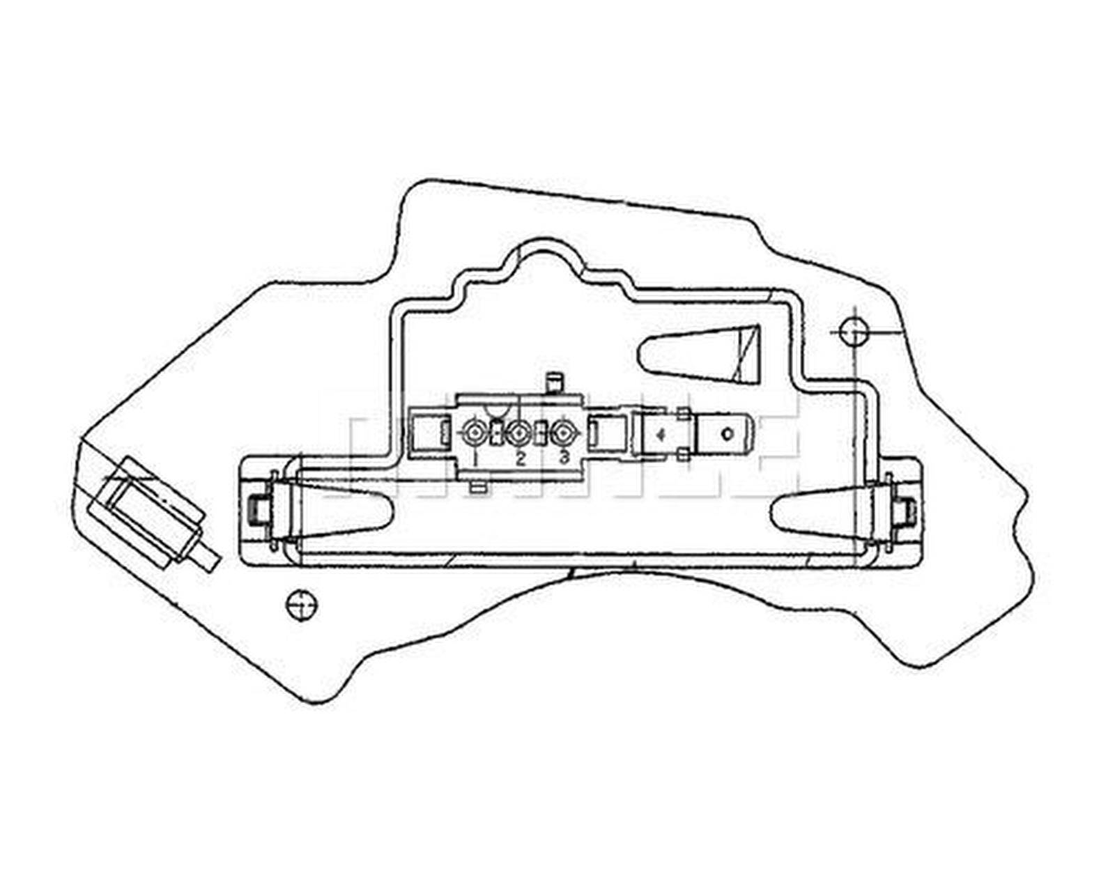 Mahle ABR28000P Regler, Innenraumgebläse