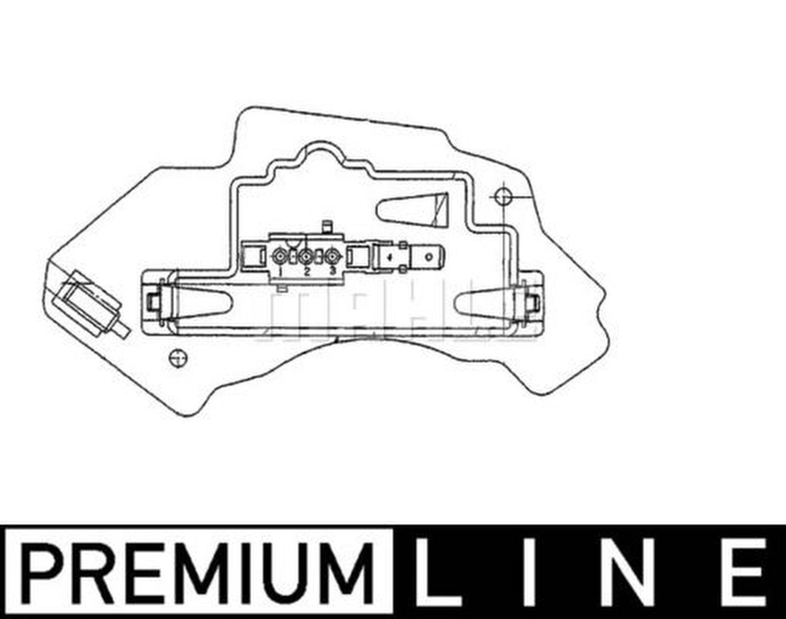 Mahle ABR28000P Regler, Innenraumgebläse