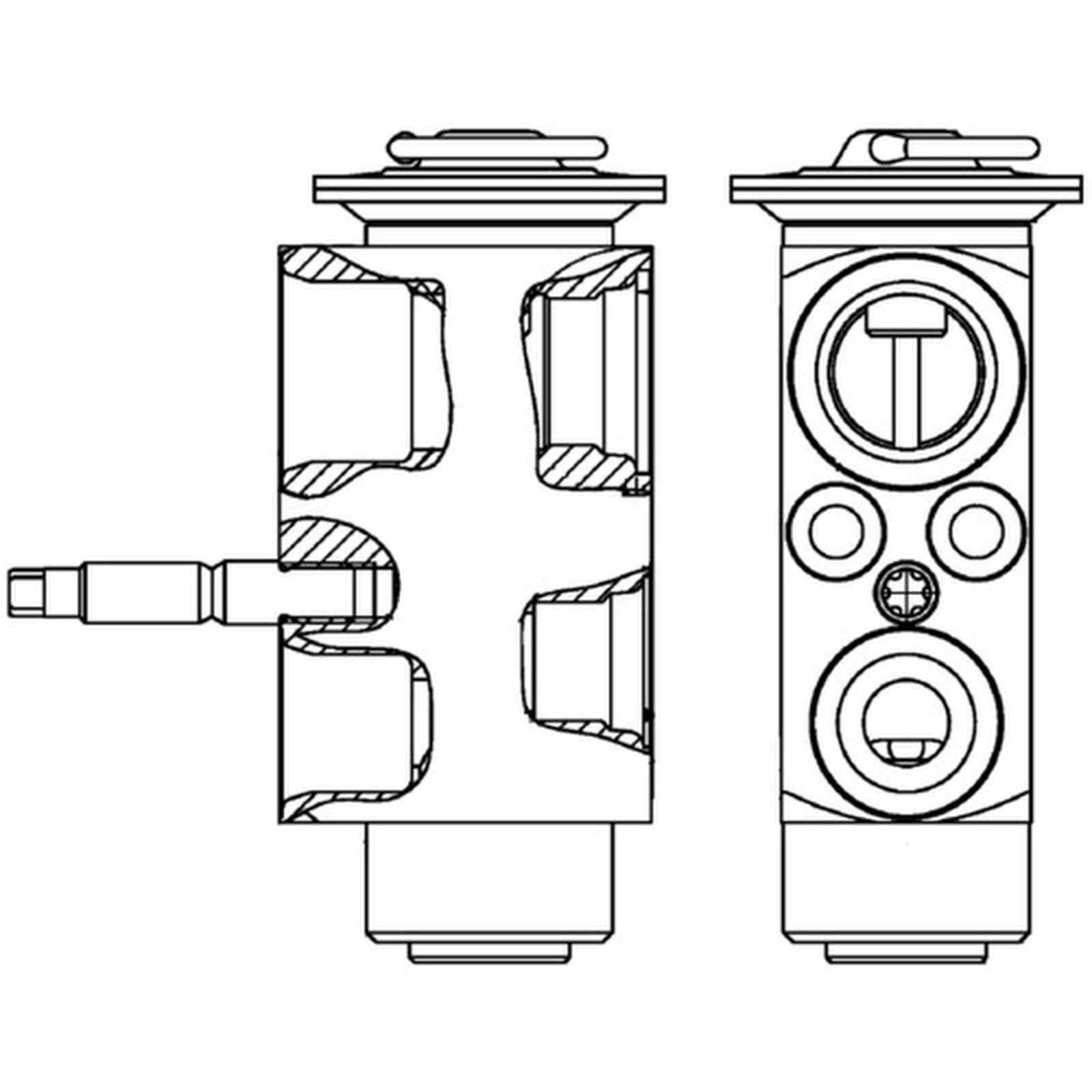 Expansionsventil Klimaanlage Ø 13,9 mm Ø 18,1 mm MAHLE für u.a. BMW 3er