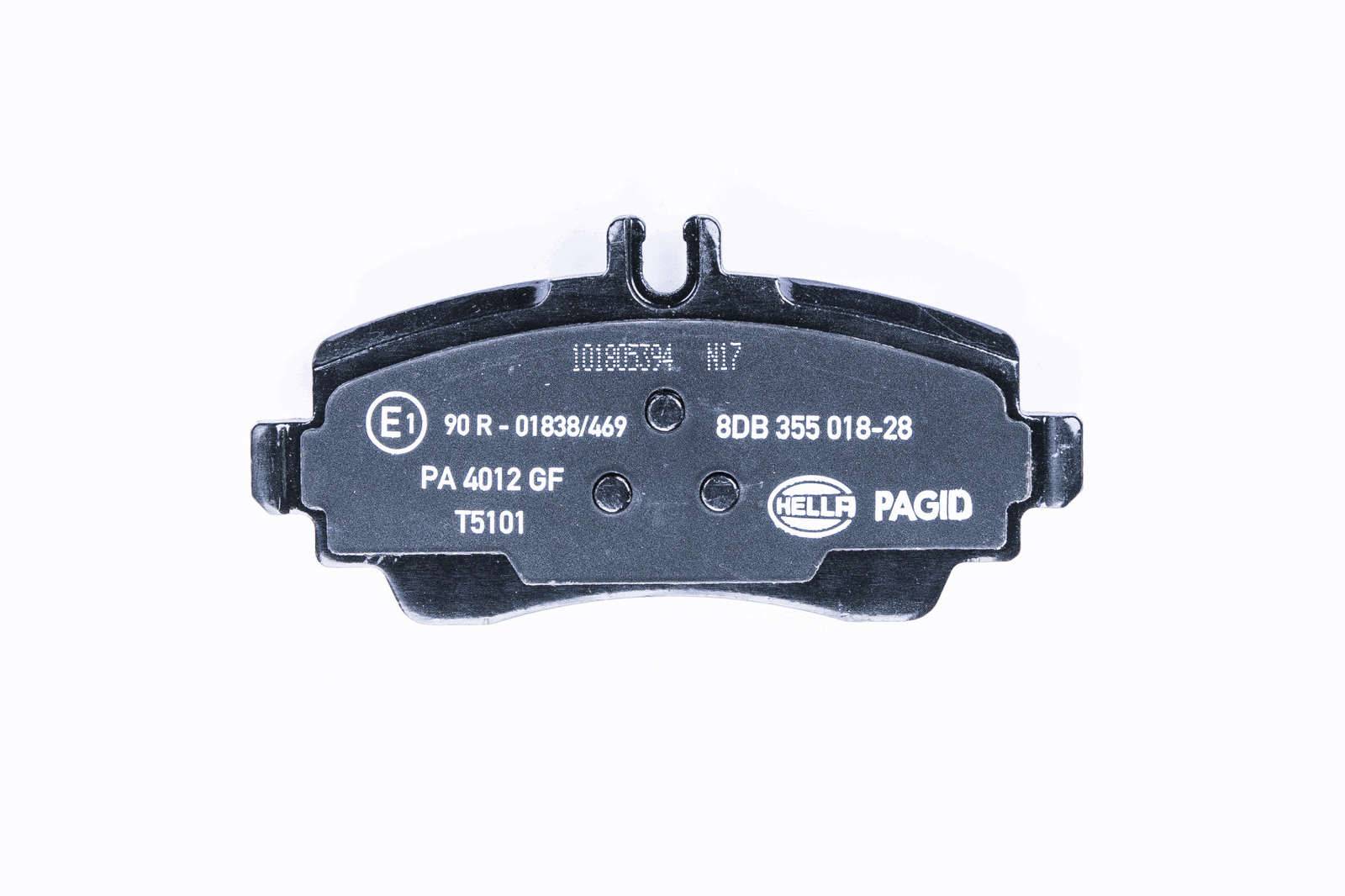 HELLA 8DB 355 018-281 Bremsbelagsatz, SBB