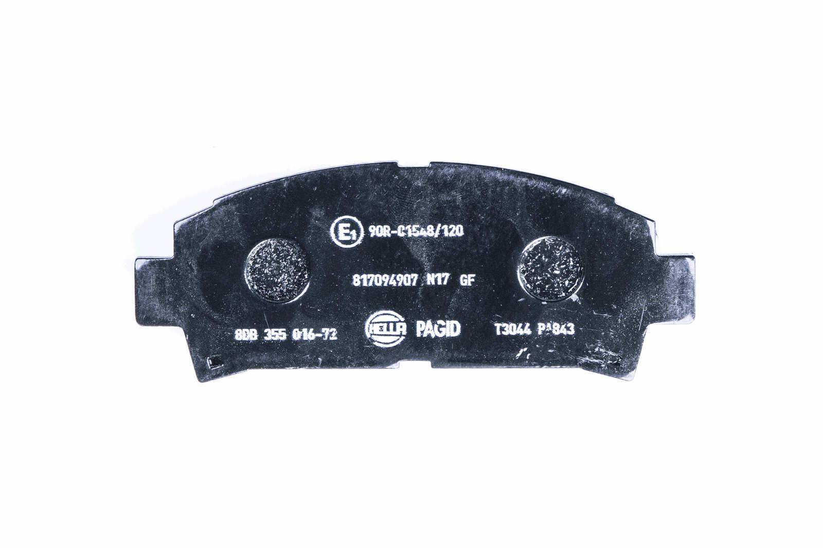 HELLA 8DB 355 016-721 Bremsbelagsatz, SBB