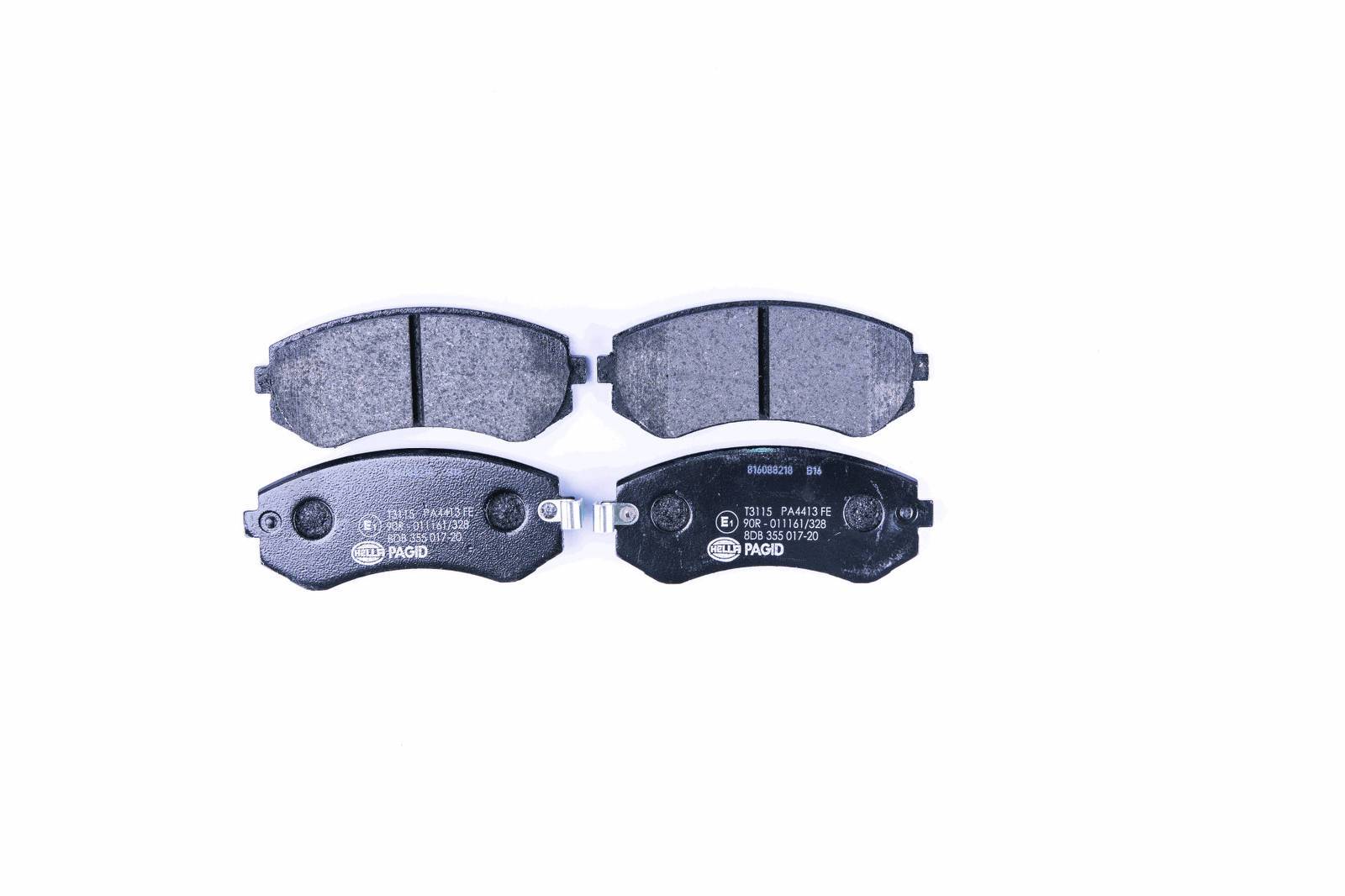 HELLA 8DB 355 017-201 Bremsbelagsatz, SBB