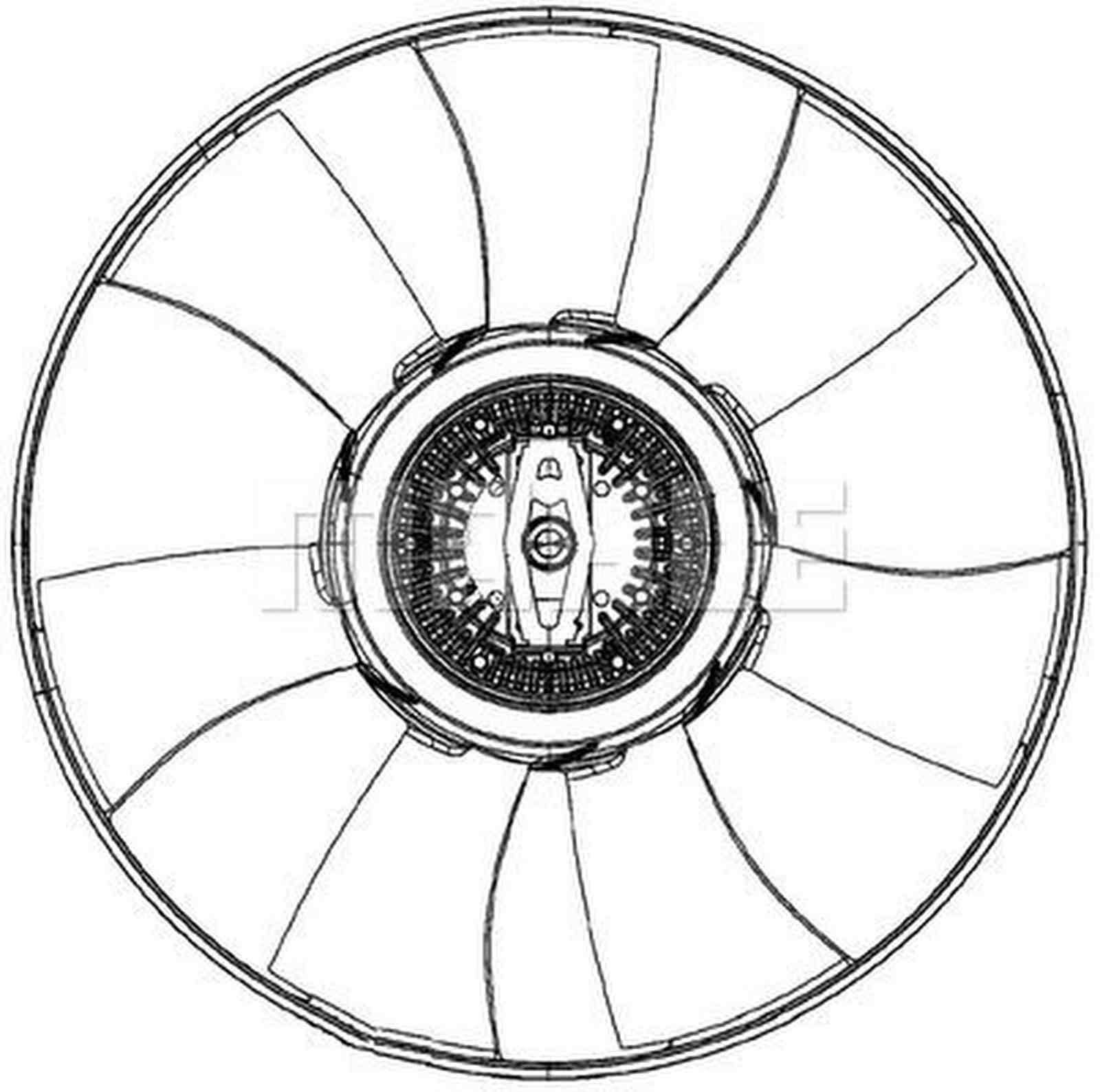 Mahle CFF492000P Lüfter, Motorkühlung