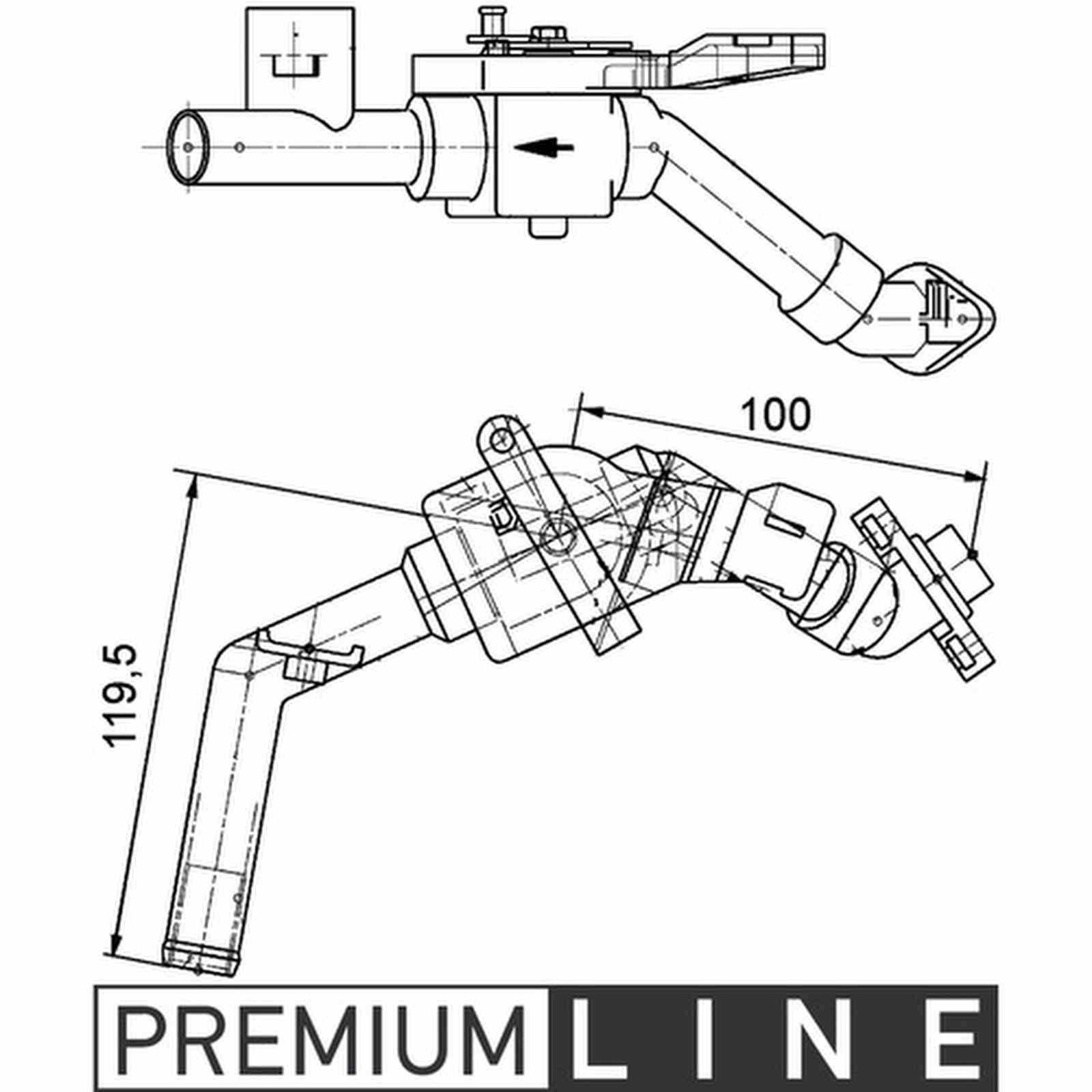 Kühlmittelregelventil MAHLE passend für u.a. MERCEDES-BENZ LK/LN2