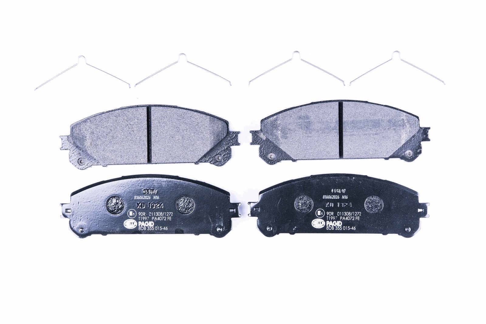 HELLA 8DB 355 015-461 Bremsbelagsatz, SBB