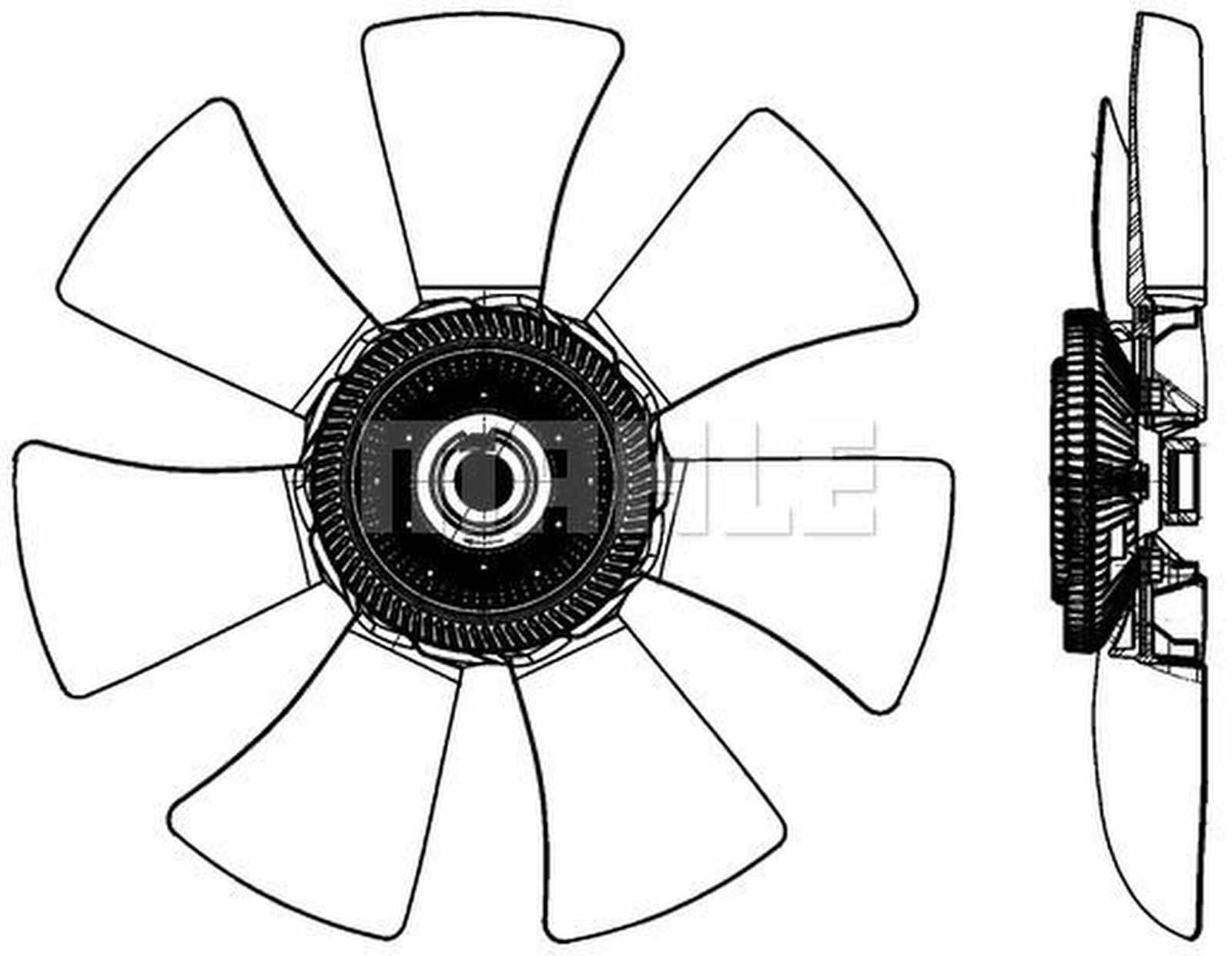 Mahle CFF491000P Lüfter, Motorkühlung