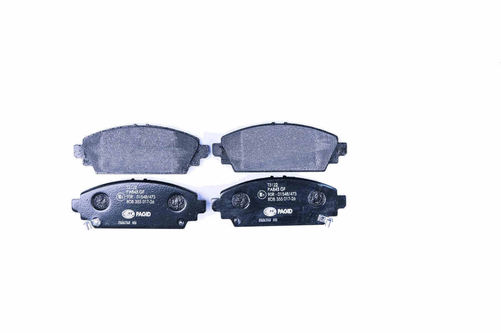 HELLA 8DB 355 017-261 Bremsbelagsatz, SBB