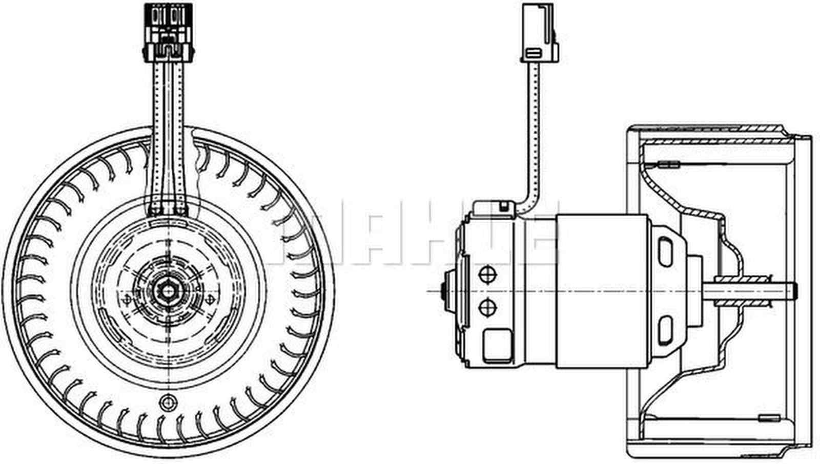 Mahle AB71000P Innenraumgebläse