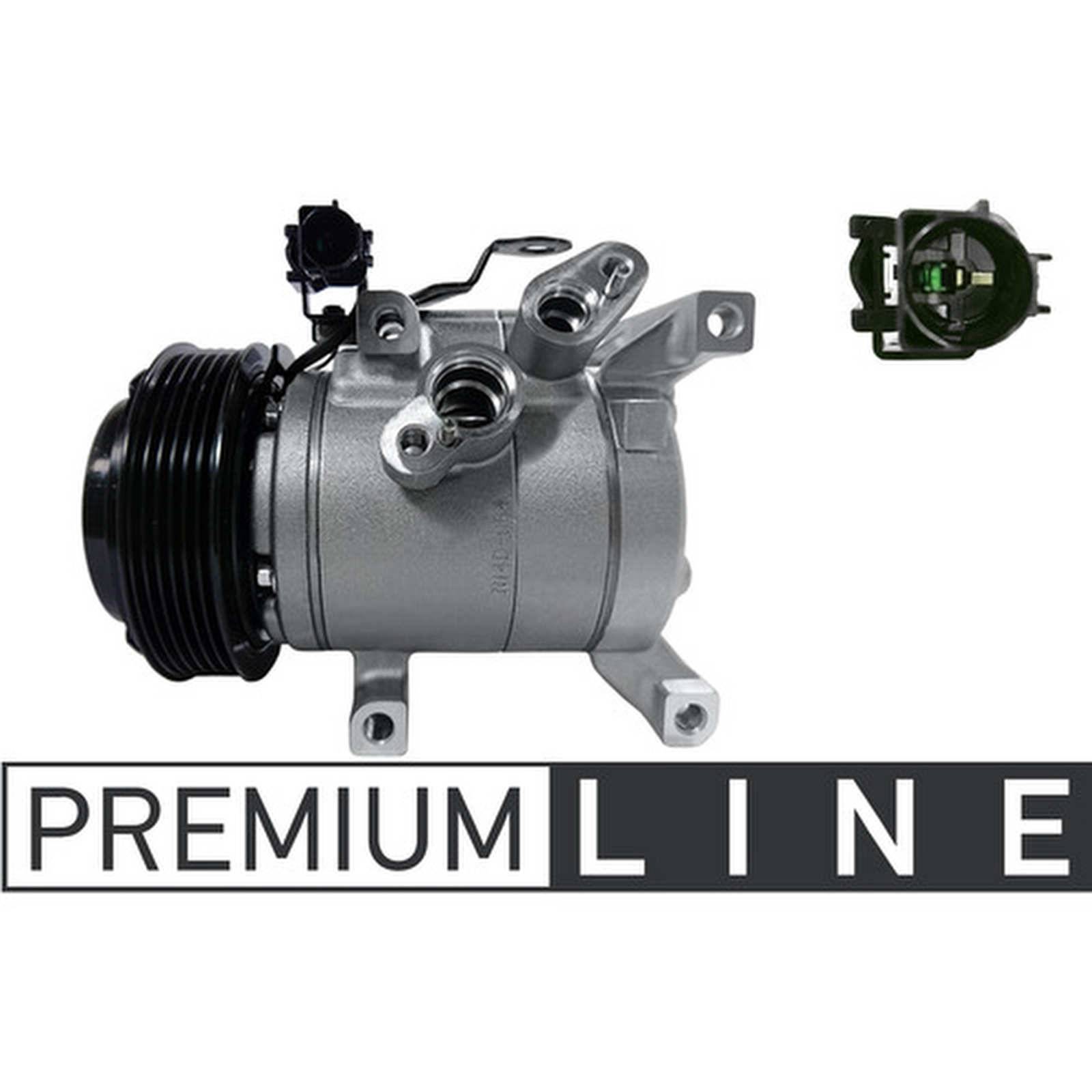 Klimakompressor Kühlmittel-Verdichtung 12 V Ø 111 mm MAHLE für HYUNDAI i10