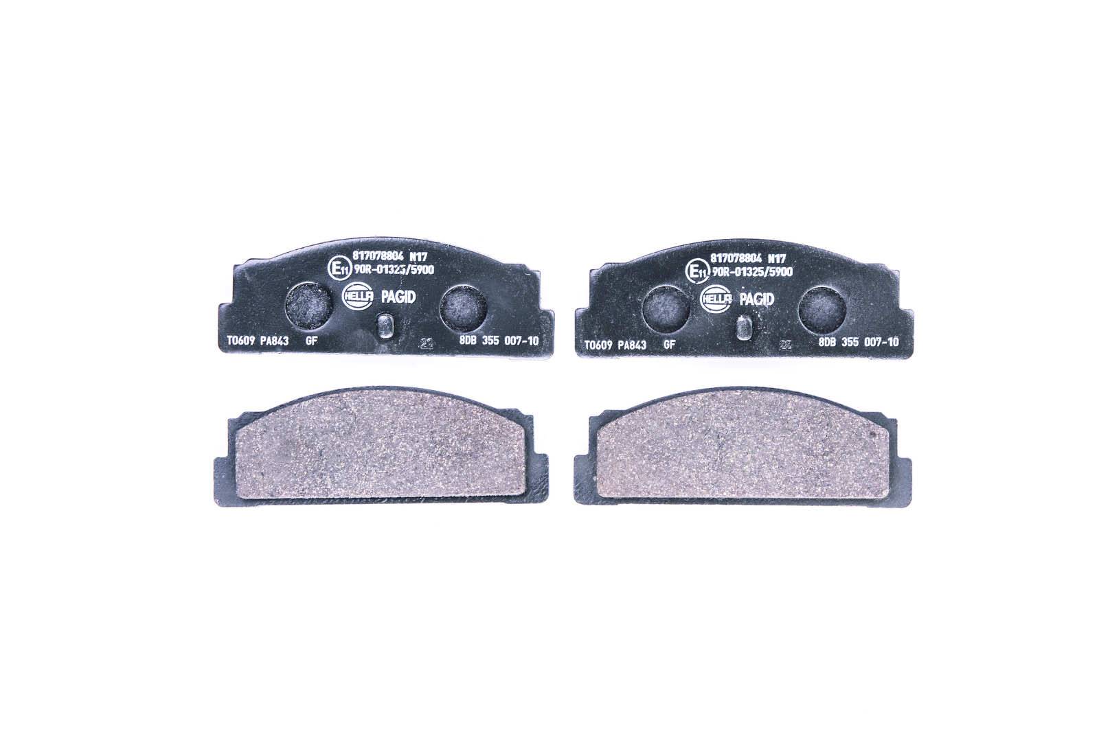 HELLA 8DB 355 007-101 Bremsbelagsatz, SBB