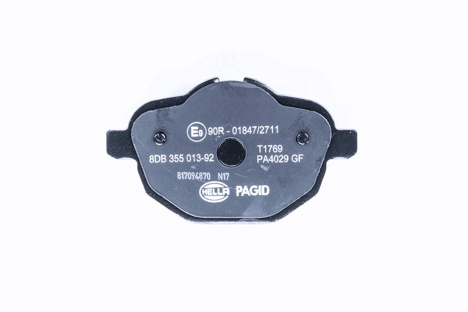 HELLA 8DB 355 013-921 Bremsbelagsatz, SBB