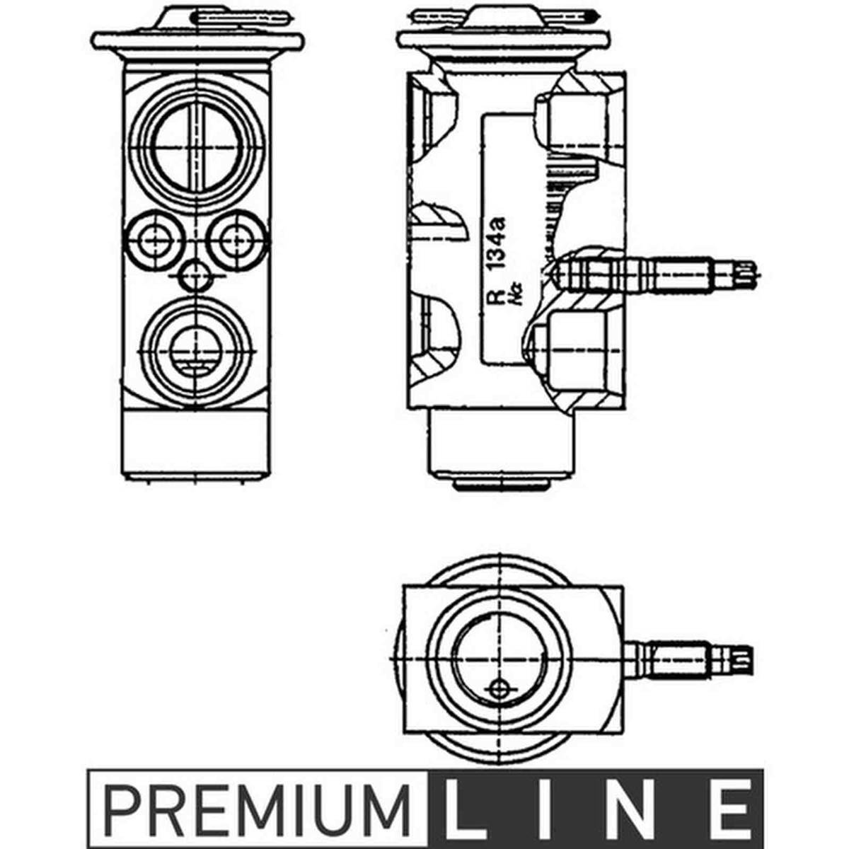 Expansionsventil Klimaanlage Ø 13,9 mm Ø 11,8 mm MAHLE für u.a. BMW 5er