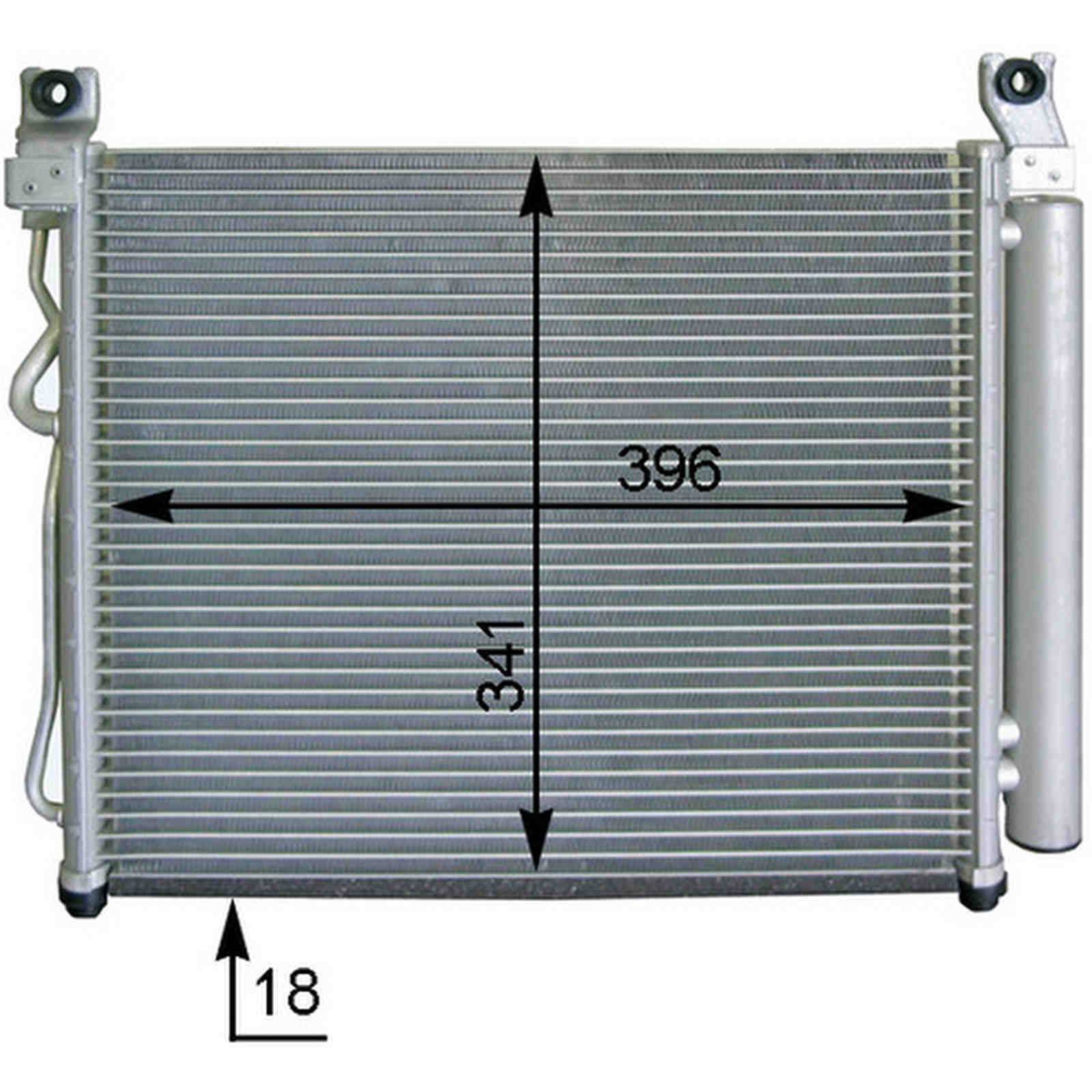 Mahle AC591000P Kondensator, Klimaanlage