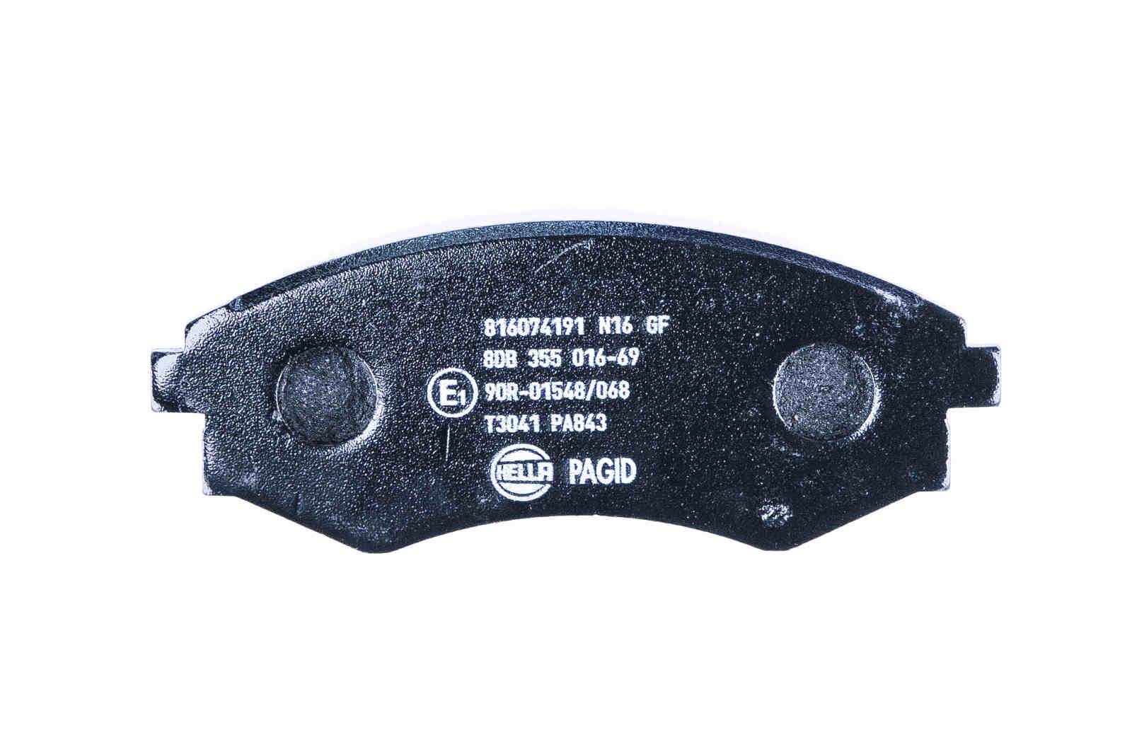 HELLA 8DB 355 016-691 Bremsbelagsatz, SBB